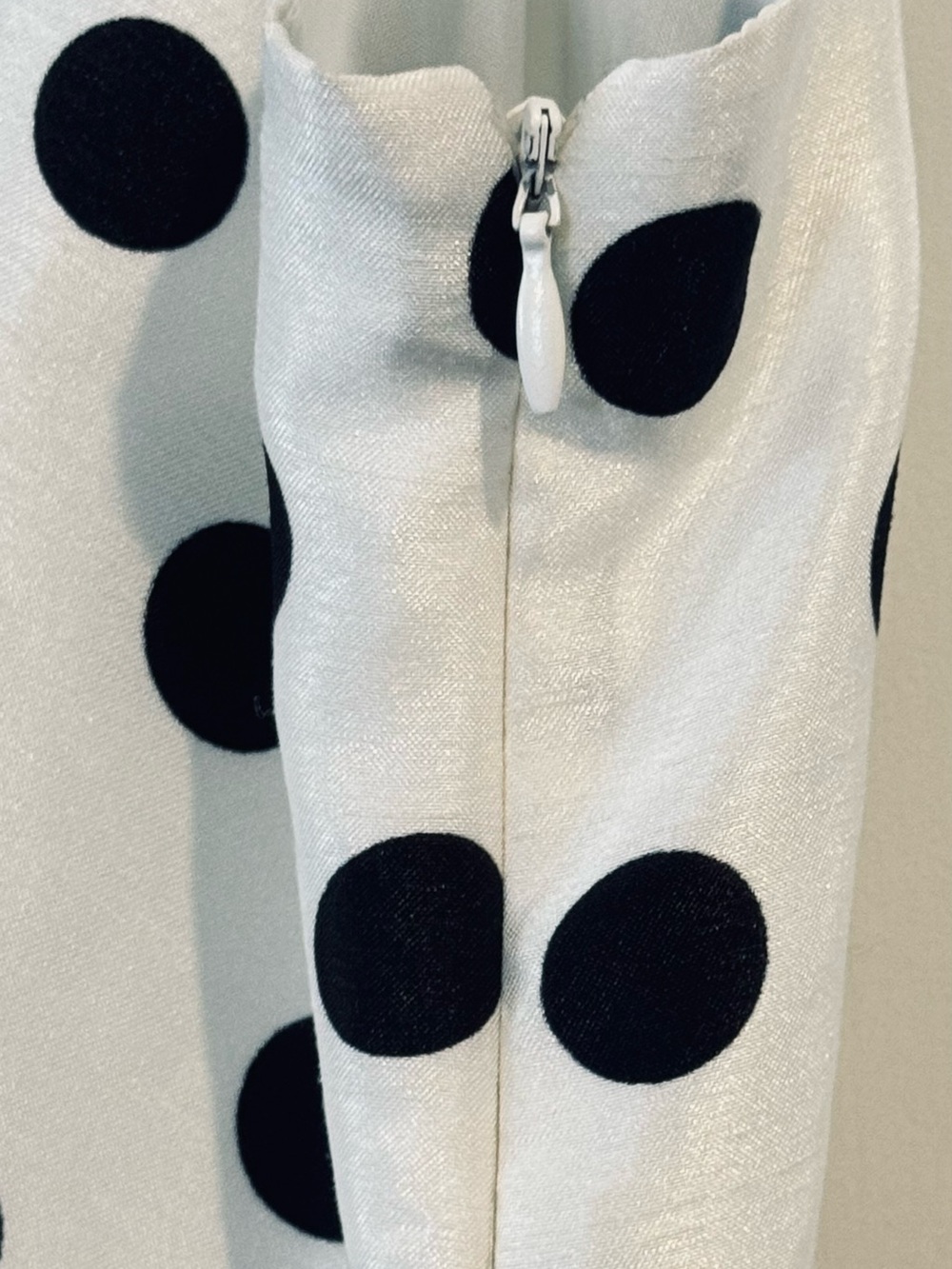 Jessica Howard Black White Polka Dot Faux Wrap Sleeveless Mid Fit Flare Dress 18 - Picture 10 of 12